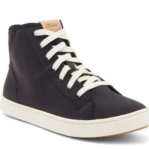 Olukai Pilahi Women's High Top Sneaker Black Size 9.5 New in Box